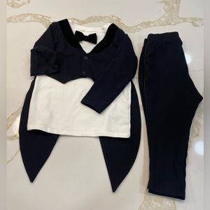 H&M 2 piece tuxedo set